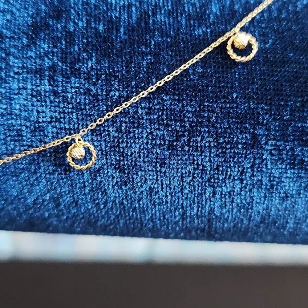 Gold anklet - Picture 6 of 12